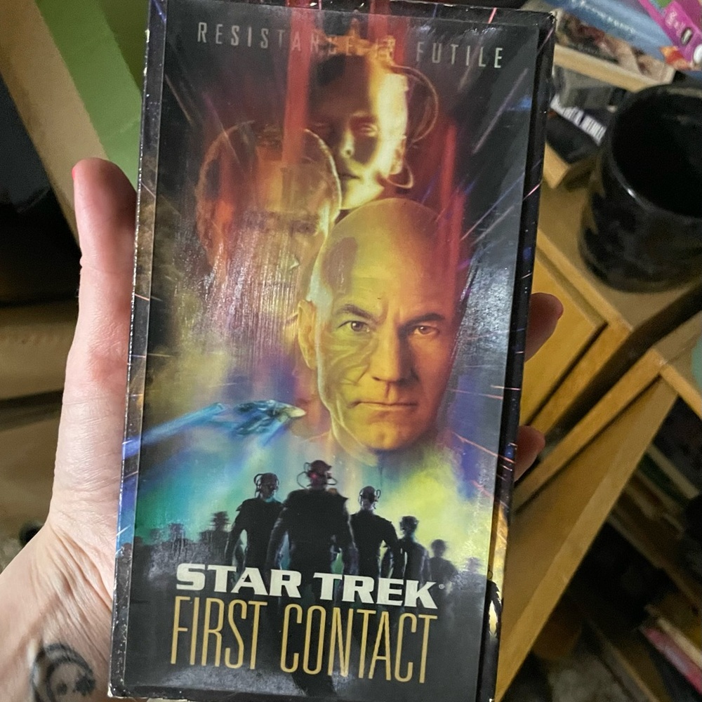 Vintage Star Trek: First Contact VHS tape